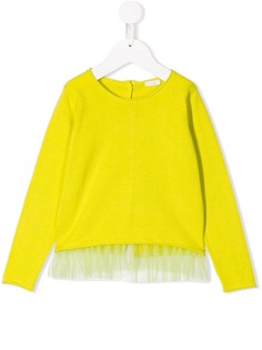 Il Gufo толстовка с отделкой из тюля