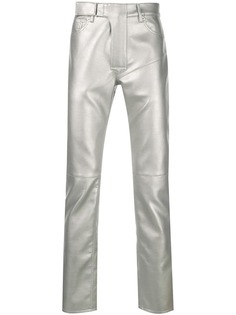 Cmmn Swdn leather effect trousers