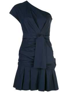 Derek Lam 10 Crosby платье на одно плечо со сборками