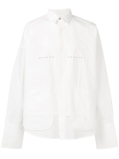 Joe Chia deconstructed layered shirt