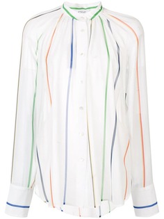 Derek Lam 10 Crosby блузка на пуговицах со сборками