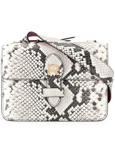 Rochas сумка через плечо с эффектом змеиной кожи