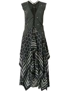 Kitx расклешенное платье с принтом