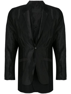 Joe Chia deconstructed layered blazer