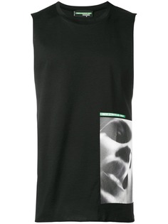 Dsquared2 face print tank top