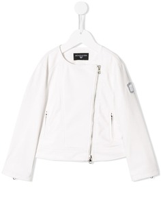 Monnalisa куртка со смещенной молнией