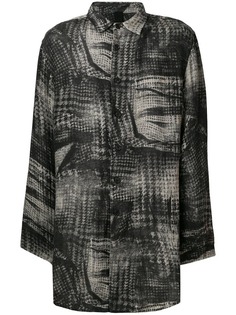 Forme Dexpression graphic print long-sleeve shirt