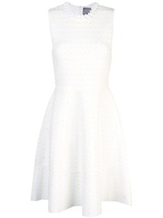 Lela Rose fitted sleeveless dress