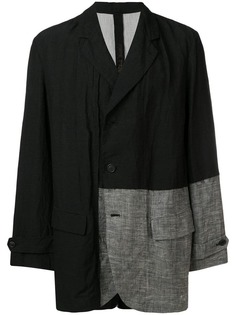 Forme Dexpression contrast-panel blazer