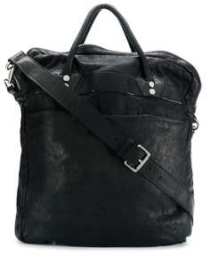 Tagliatore distressed messenger bag