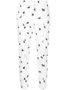 Manning Cartell укороченные брюки с вышивкой в горох