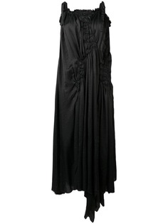 Ann Demeulemeester ruched drape dress