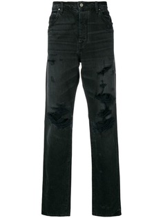 Amiri high-rise distressed jeans