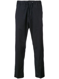 Cmmn Swdn брюки в полоску со шнурком