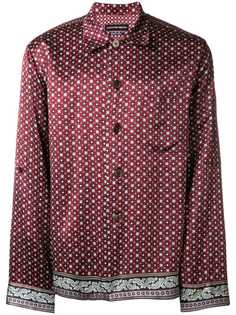 Alexander McQueen рубашка с принтом