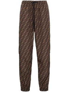 Fendi спортивные брюки с логотипом