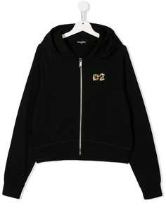 Dsquared2 Kids худи с логотипом и пайетками