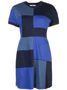 Derek Lam 10 Crosby платье-рубашка в стиле пэчворк