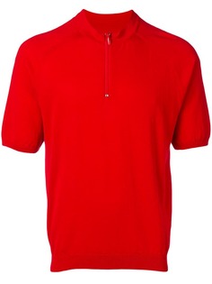 Jacquemus half-zip knitted top