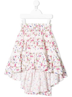 Monnalisa юбка с цветочным принтом