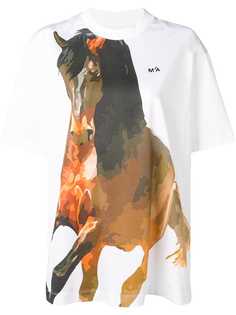 Marquesalmeida футболка с принтом Horse