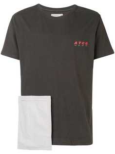 C2h4 logo multi-patch T-shirt