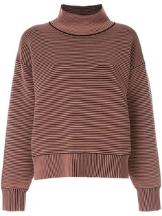 Nagnata джемпер в рубчик с высоким воротом