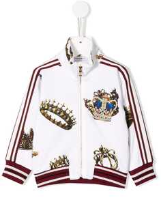 Dolce & Gabbana Kids куртка с принтом Crown