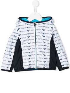 Emporio Armani Kids куртка с капюшоном и логотипом