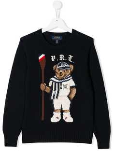 Ralph Lauren Kids трикотажный джемпер Polo Bear