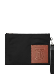 Burberry Monogram Motif Zip Pouch