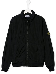 Stone Island Junior куртка с нашивкой-логотипом