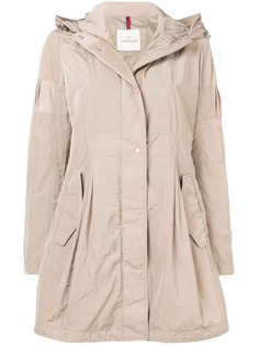 Moncler пальто с капюшоном