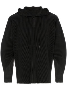 Homme Plissé Issey Miyake толстовка с капюшоном и складками