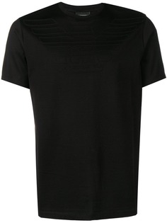 Emporio Armani рубашка с логотипом в тон