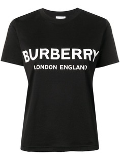 Burberry футболка с принтом логотипа