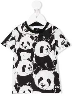Dolce & Gabbana Kids футболка с принтом Panda