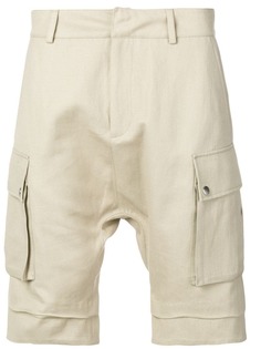 Balmain шорты карго с низким шаговым швом