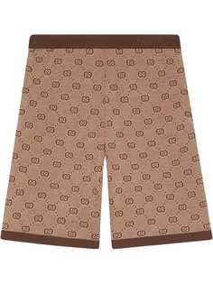 Gucci жаккардовые шорты с логотипом GG
