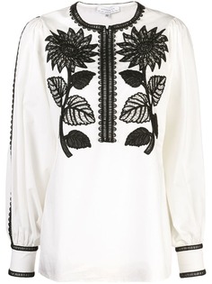 Andrew Gn sunflower blouse