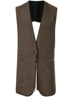 Joe Chia двусторонний жилет с открытой спиной