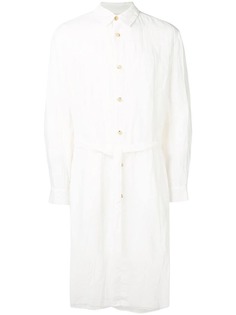 Forme Dexpression distressed oversized shirt coat