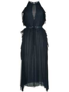 Manning Cartell платье с оборками по бокам