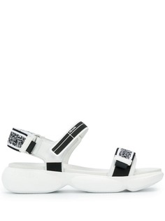 Prada touch strap sandals