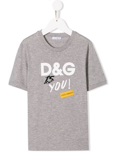 Dolce & Gabbana Kids футболка D&G Is You