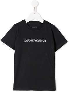 Emporio Armani Kids футболка с логотипом