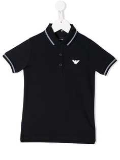 Emporio Armani Kids рубашка-поло с логотипом