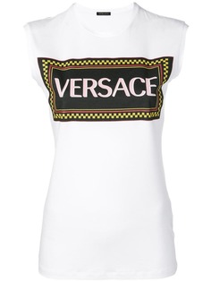 Versace logo print T-shirt