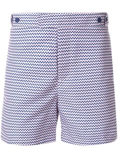 Frescobol Carioca patterned shorts
