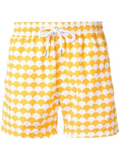 Frescobol Carioca patterned swim shorts
